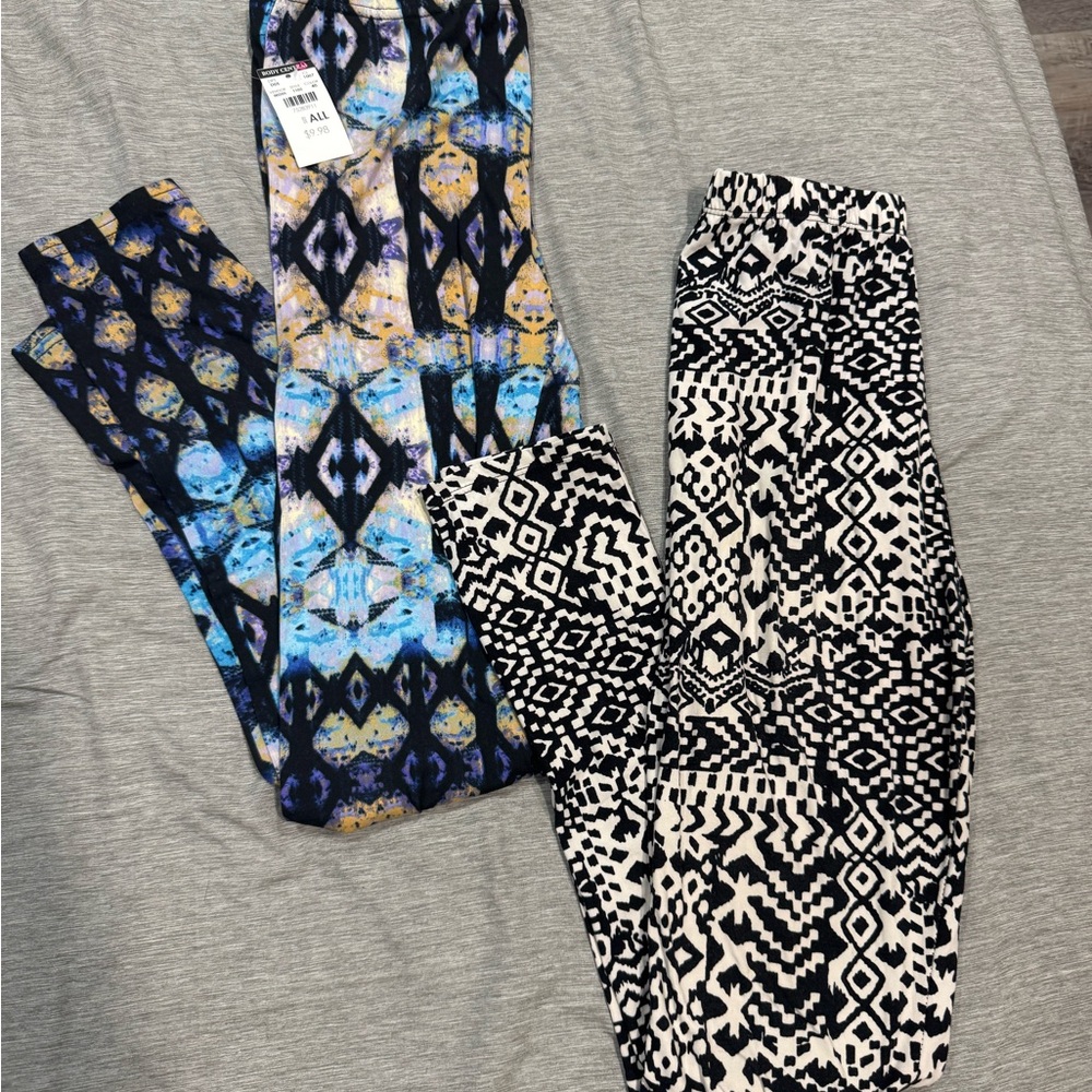 Patterned Women's Pants Set